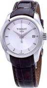 Tissot Dameklokke T035.210.16.031.03 Couturier Sølvfarget/Lær Ø32