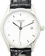 Longines Dameklokke L4.259.4.12.2 Lyre Hvit/Lær Ø25 mm