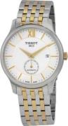 Tissot Herreklokke T063.428.22.038.00 Tradition Sølvfarget/Gulltonet