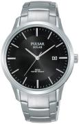 Pulsar Herreklokke PX3161X1 Solar Sort/Stål Ø40 mm