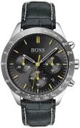 Hugo Boss Herreklokke 1513659 Talent Grå/Lær Ø42 mm