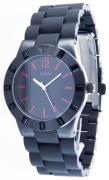 Guess Dameklokke W11602L1 Sort/Gummi Ø40 mm