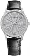 Chopard 171966-1003 L.U.C Diamantsmykket/Lær Ø39.5 mm