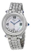 Chopard Dameklokke 278236-3016 Happy Sport Hvit/Stål Ø32 mm