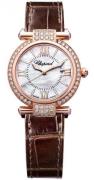 Chopard Dameklokke 384238-5003 Imperiale Hvit/Lær Ø28 mm