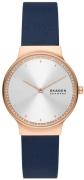 Skagen Dameklokke SKW3026 Freja Sølvfarget/Rose-gulltonet stål Ø34