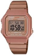 Casio Herreklokke B650WC-5AEF Collection LCD/Rose-gulltonet stål