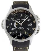 Hamilton Herreklokke H77645333 Khaki Sort/Gummi Ø42 mm