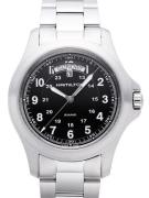 Hamilton Herreklokke H64451133 Khaki Field King Quartz Sort/Stål