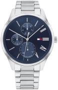 Tommy Hilfiger Herreklokke 1791850 Damon Blå/Stål Ø44 mm