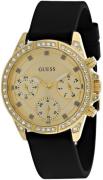 Guess Dameklokke GW0222L1 Gulltonet/Gummi Ø36 mm