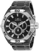 Invicta Herreklokke 27260 Coalition Forces Sort/Stål Ø50 mm