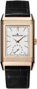 Jaeger LeCoultre Herreklokke 3902420 Reverso Tribute Sølvfarget/Lær