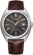 Citizen Herreklokke NJ0100-03H Classic Grå/Lær Ø42 mm