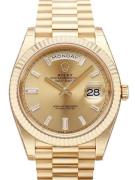 Rolex Herreklokke 228238-0005 Day-Date 40 Champagnefarget/18 karat