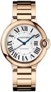 Cartier Dameklokke WGBB0008 Ballon Bleu De Sølvfarget/18 karat rosé