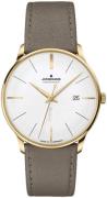 Junghans Herreklokke 27/7113.02 Meister Hvit/Lær Ø40.4 mm