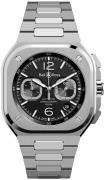 Bell & Ross Herreklokke BR-05-CHRONO-BLACK-STEEL-STEEL-B Br 05