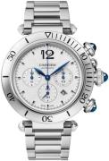 Cartier Herreklokke WSPA0018 Pasha De Sølvfarget/Stål Ø41 mm