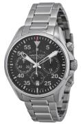 Hamilton Herreklokke H64666135 Khaki Chronograph Sort/Stål Ø42 mm