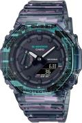 Casio Herreklokke GA-2100NN-1AER G-Shock Sort/Resinplast Ø47 mm