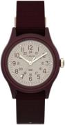 Timex Dameklokke TW2T76900 The Waterbury Antikkhvit/Tekstil Ø29 mm