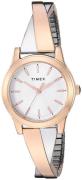 Timex Dameklokke TW2R98900 Classic Sølvfarget/Rose-gulltonet stål