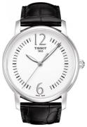 Tissot Dameklokke T052.210.16.037.00 Lady Round Hvit/Lær Ø38 mm