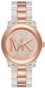 Michael Kors Dameklokke MK7355 Runway Rose-gulltonet stål Ø38 mm