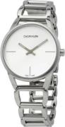 Calvin Klein Dameklokke K3G23126 Stately Sølvfarget/Stål Ø34 mm