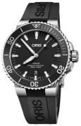 Oris Herreklokke 01 733 7730 4154-07 4 24 64EB Diving Sort/Gummi