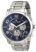 Tommy Hilfiger Herreklokke 1791293 Keagan Blå/Stål Ø44.98 mm