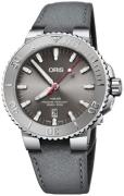 Oris Herreklokke 01 733 7730 4153-07 5 24 11EB Diving Grå/Lær