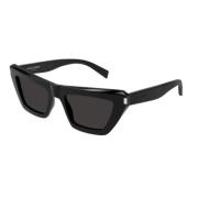 Bold Cat-Eye Sungles Sl467-001 Black