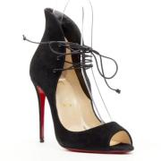 Pre-owned Svart semsket skinn Christian Louboutin hæler