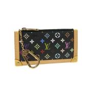 Pre-owned Svart lerret Louis Vuitton lommebok