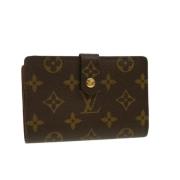 Pre-owned Svart lerret Louis Vuitton lommebok