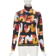 Pre-owned Svart polyester Fendi topp