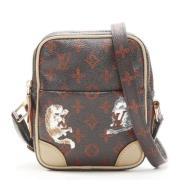 Pre-owned Svart lerret Louis Vuitton Crossbody Bag