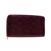 Pre-owned Lilla skinn Louis Vuitton lommebok