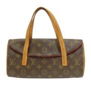 Pre-owned Brunt lerret Louis Vuitton Sonatine