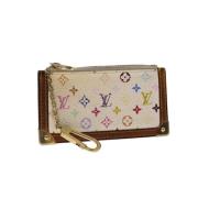 Pre-owned Hvitt lerret Louis Vuitton lommebok