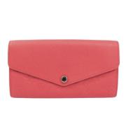 Rød skinn Louis Vuitton lommebok