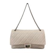 Pre-owned Beige Lær Chanel veske