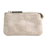 Pre-owned Beige skinn Gucci lommebok