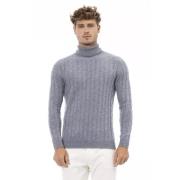 Lysblå Turtleneck Sweater