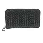 Pre-owned Svart skinn Bottega Veneta lommebok