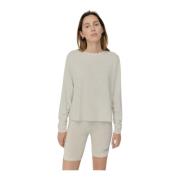 Heather Grey Rund Hals Strikkeplagg