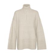 Birch Vmphiline Highneck Zip Sweater