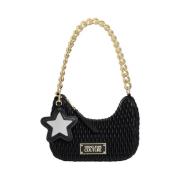 Svart Versace Jeans Couture Hobo Veske for Damer